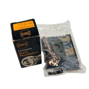 New in Box Bach 349 Classic Series Silver-plated Cornet Mouthpiece - 7C